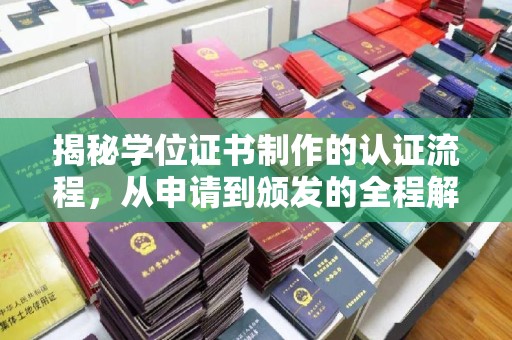 瑞昌揭秘学位证书制作的认证流程，从申请到颁发的全程解析